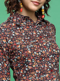 Tokyo Talkies Women Printed Regular Fit Shirt