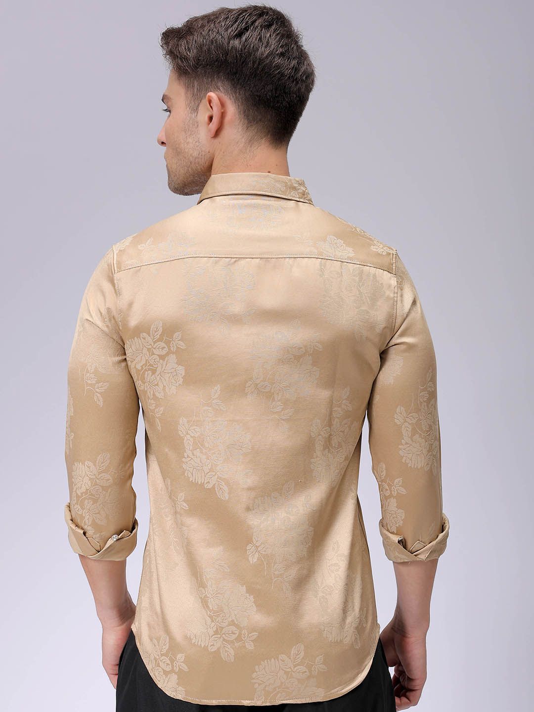 The Indian Garage Co Men Slim Fit Opaque Party Shirt