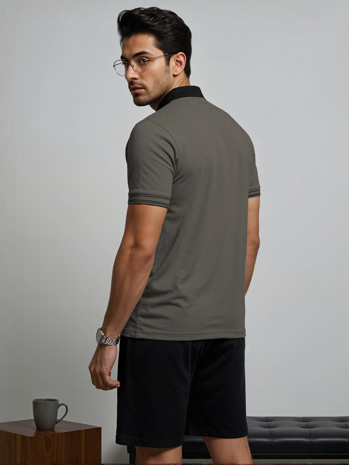 Tshirts Kapas Kelabu Lelaki ADRO