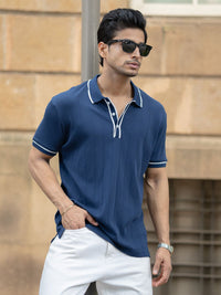 Powerlook Men Polo Collar T-shirt
