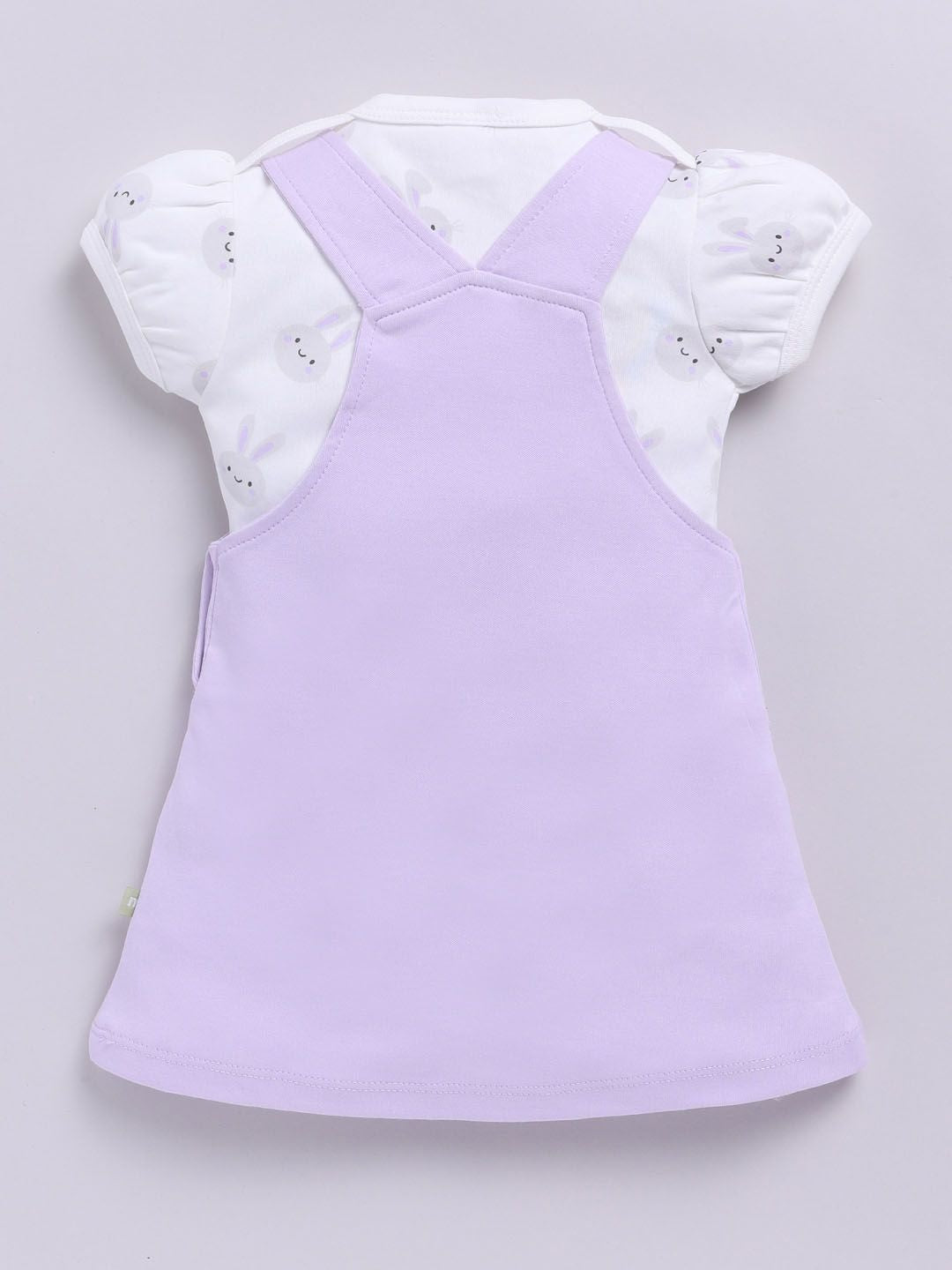 Moms Love Infant Girls Pure Cotton A-Line Dress With Top