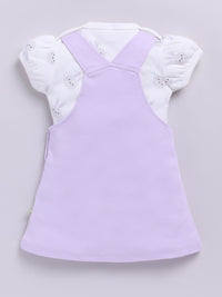 Moms Love Infant Girls Pure Cotton A-Line Dress With Top