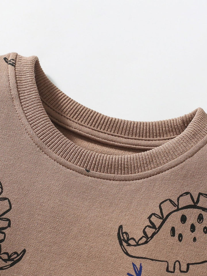 YK Boys Printed T-shirt With Trousers