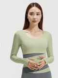 HRX oleh Hrithik Roshan Wanita SCOOP NECK TOP