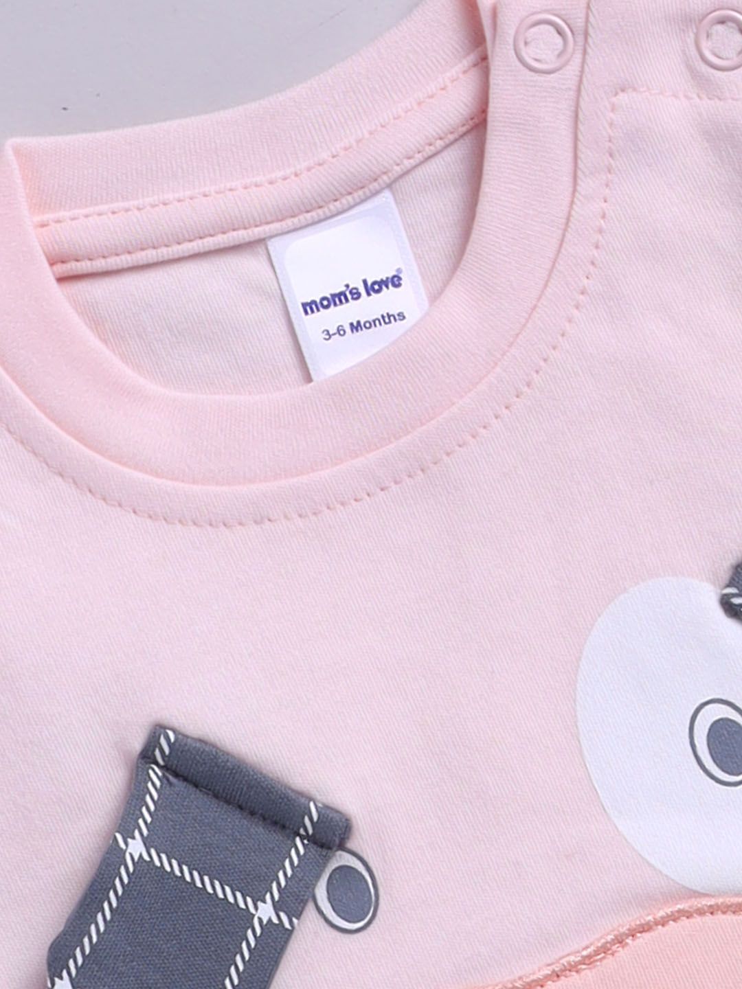 Moms Love Boys Printed T-shirt with Shorts