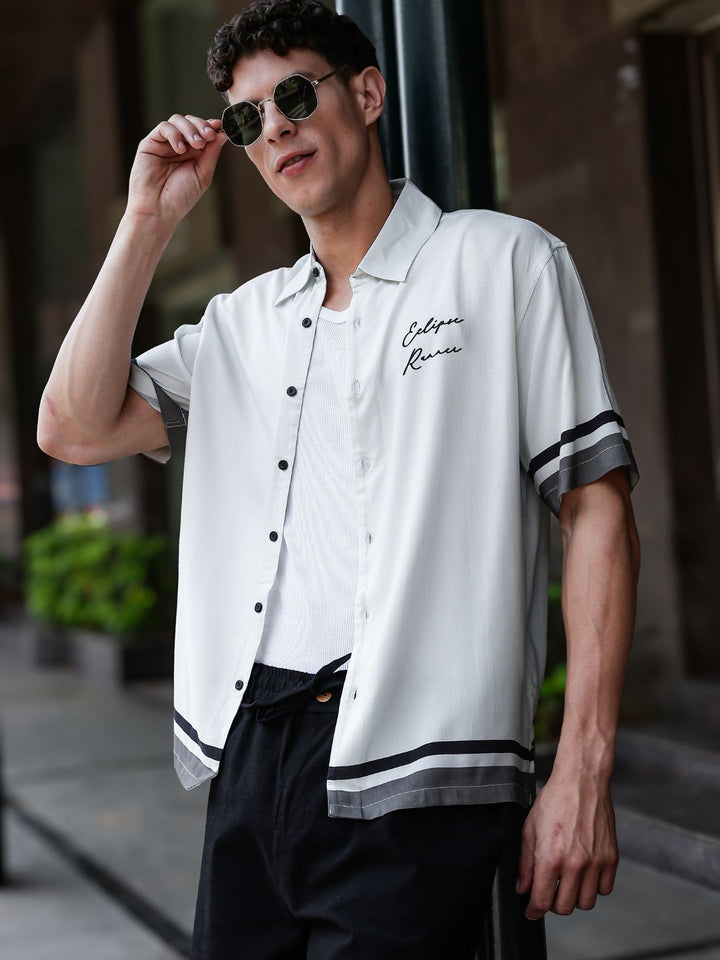 Eszett Eclipse Runner Graphic Cotton Short Sleeves Shirt