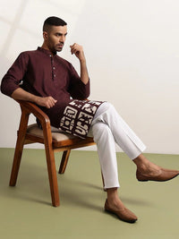 Anouk Men Ethnic Motifs Regular Kurta with Trousers