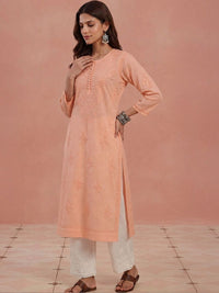 House of Chikankari Women Ethnic Motifs Embroidered Chikankari Kurta
