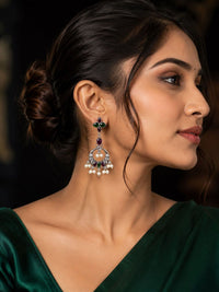 PANASH Circular Drop Earrings
