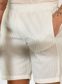 Campus Sutra Striped Shirt & Shorts