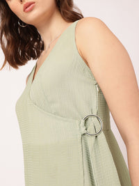 DressBerry Textured Treasures Wrap Dress