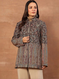 House of Chikankari Women Tailored Jaket Woolen