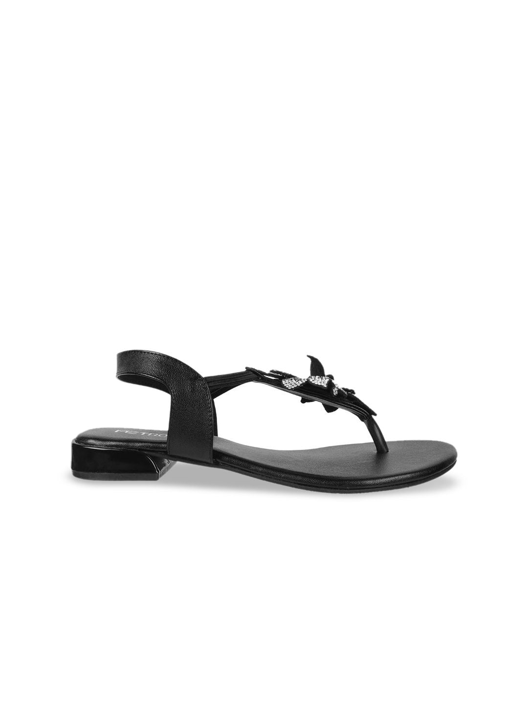 Metro Women Party Open Toe Flats