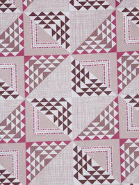 Myntra Elegant Homes Pink Printed Pure Cotton 400TC Fitted King Bedsheet Set 2.5 x 2.25m