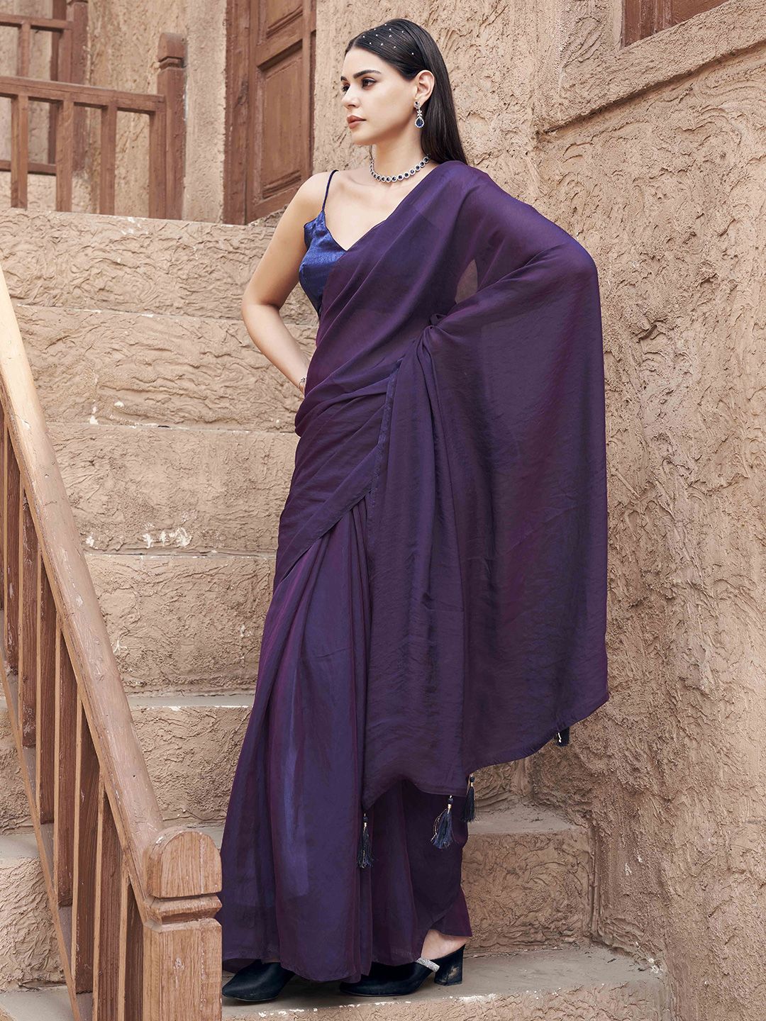 Tikhi Imli Satin Saree