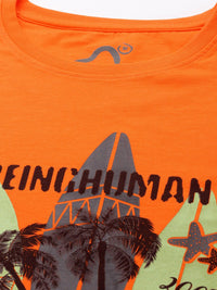 Being Human Printed Pure Cotton T-shirt