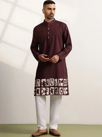 Anouk Men Ethnic Motifs Regular Kurta with Trousers