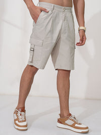 HIGHLANDER Men Cotton Regular Fit Cargo Shorts