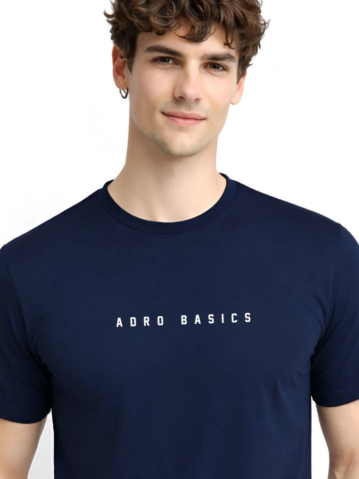 ADRO Men Typography Printed T-shirt