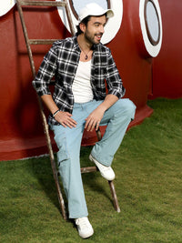 Campus Sutra Men Comfort Checked Casual Shirt
