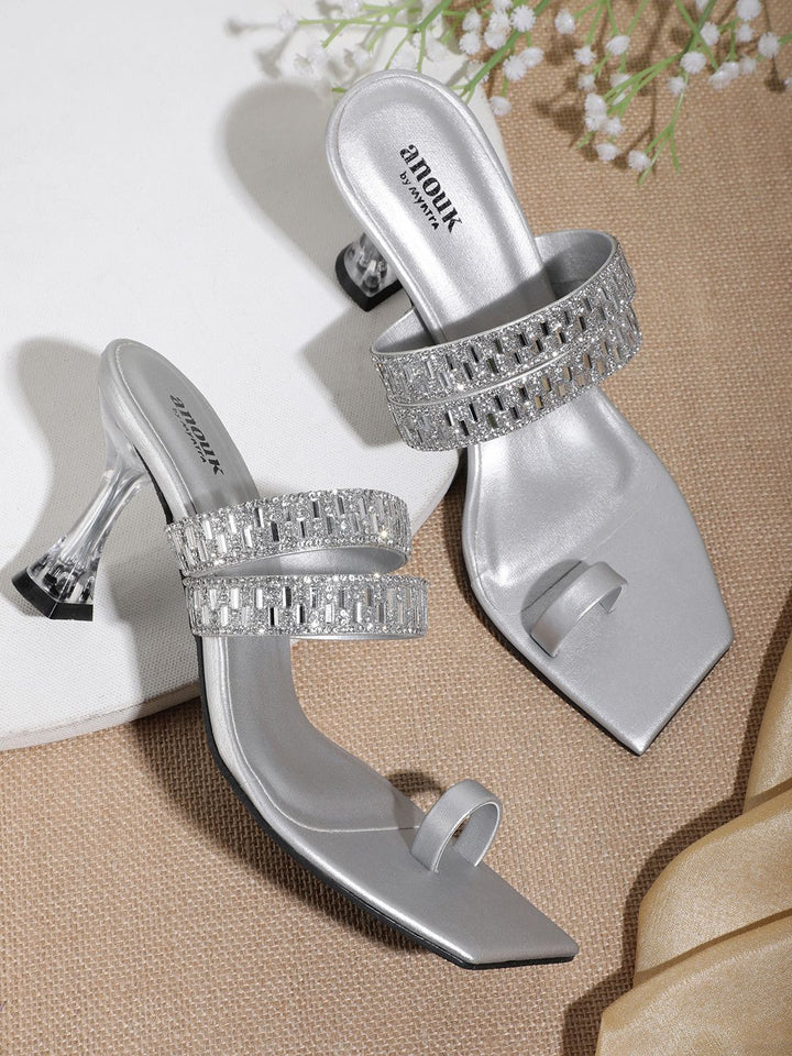 Anouk Embellished Slim Heels