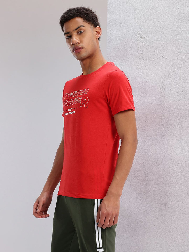 HRX by Hrithik Roshan Typography Print Regular Fit T-shirt
