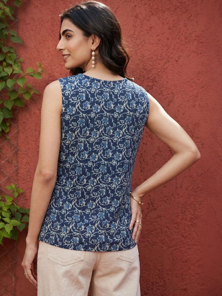 Mamicha Floral Print Top