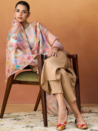 KALINI Women Ethnic Motifs Embroidered Regular Sequinned Kurta with Trousers & With Dupatta