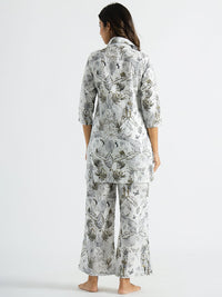 Mamicha Printed Pure Cotton Tunic With Palazzo Co-Ords