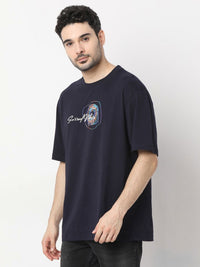 SPYKAR Men Graphic Printed Round Neck Cotton T-shirt