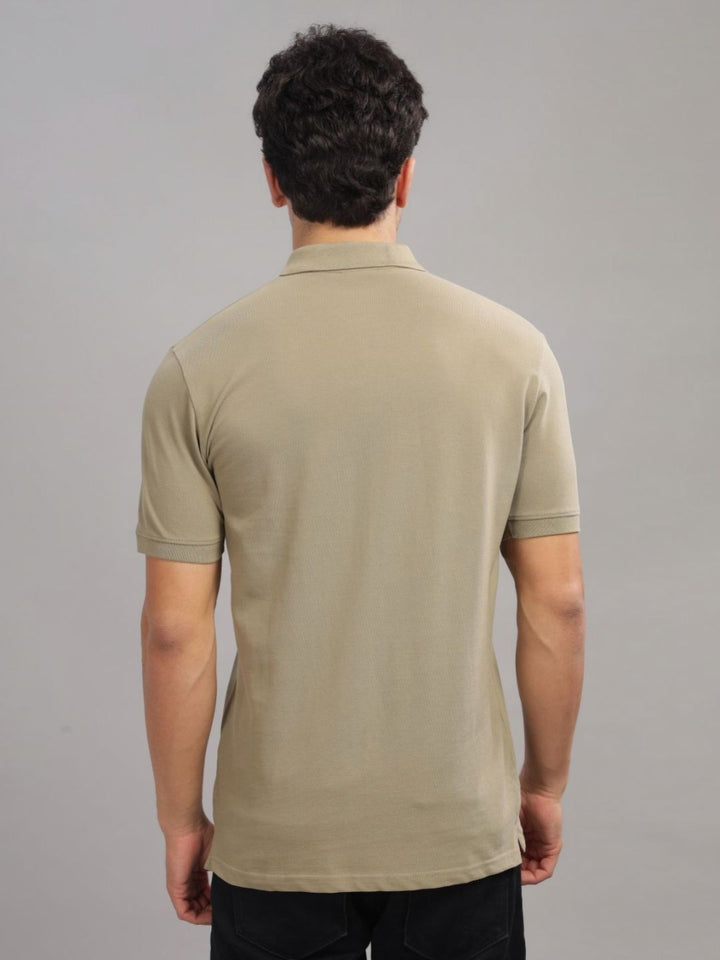 ADRO Men Polo Collar T-shirt