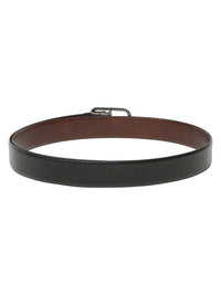 Teakwood Leathers Men Textured Leather Reversible Formal Belt