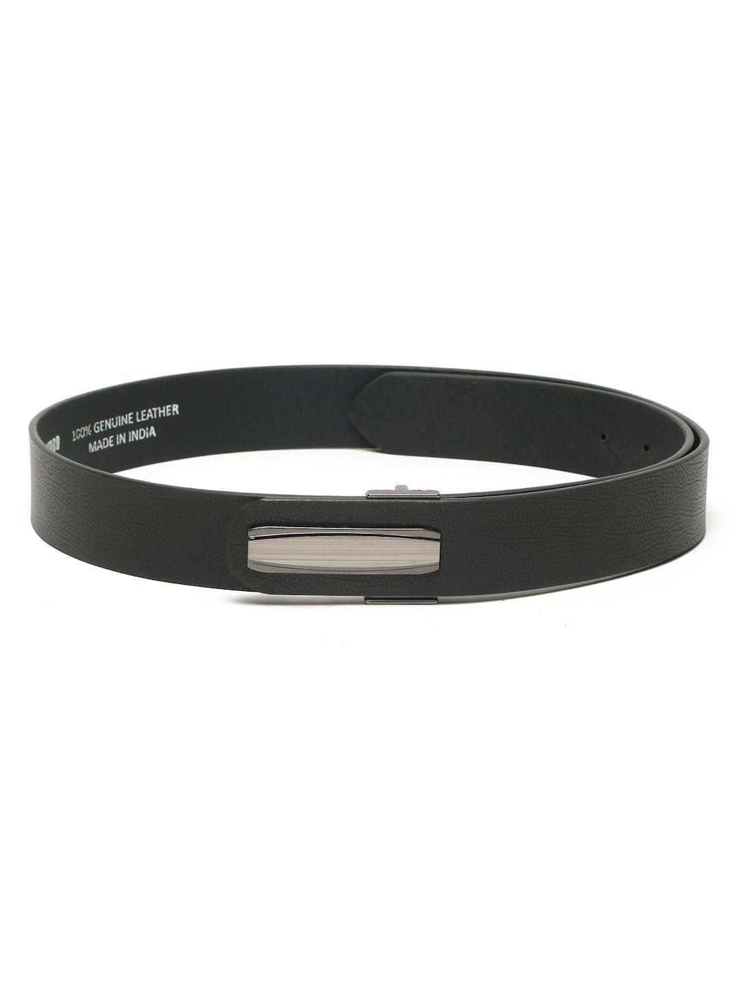 Teakwood Leathers Men Textured Leather Formal Belt