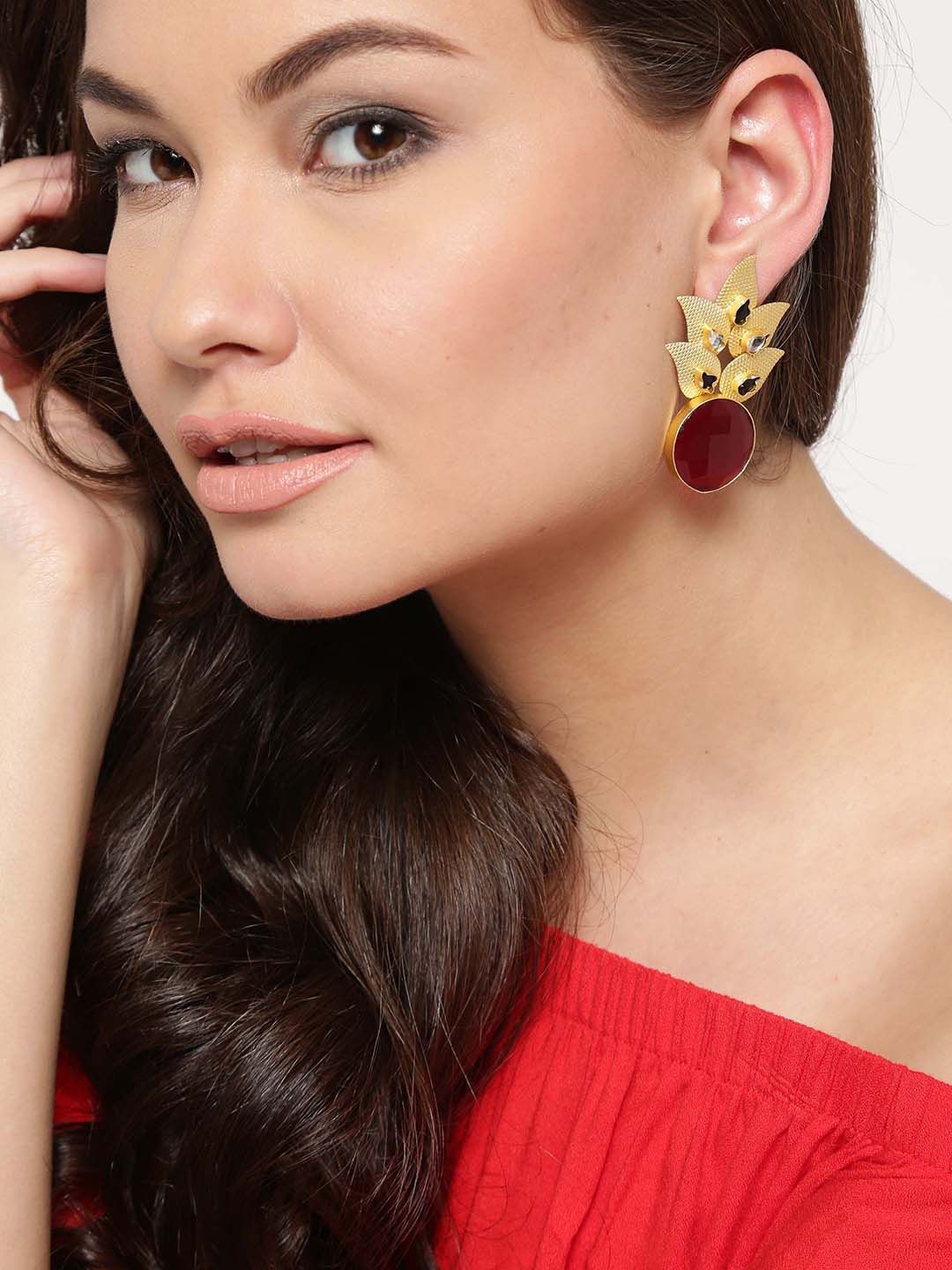 Anting-anting Drop Kontemporari Anouk
