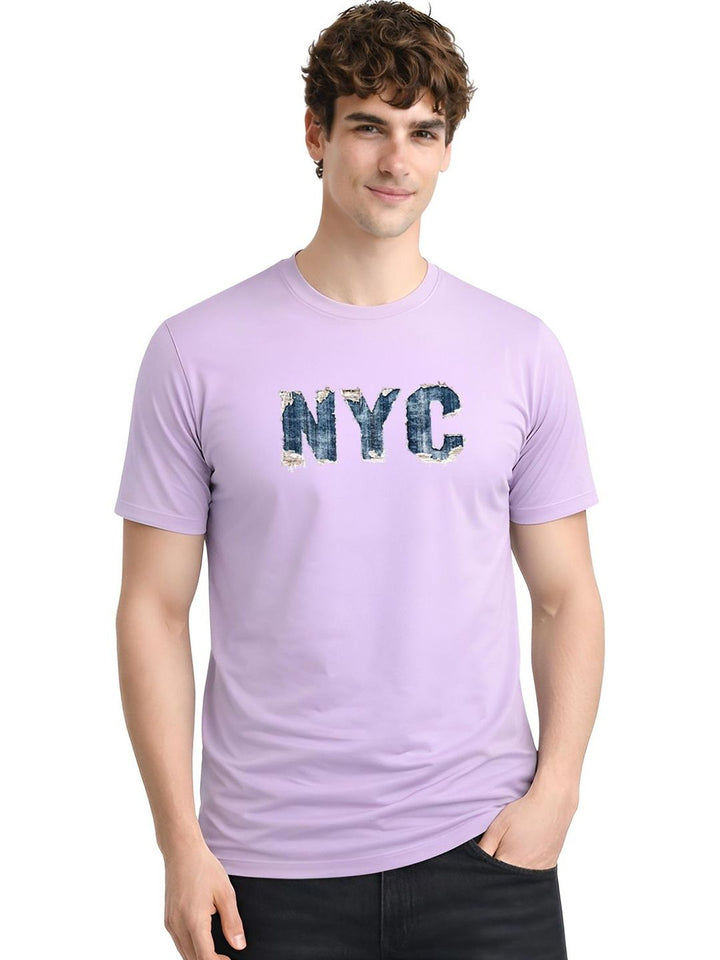 ADRO Men Typography Printed T-shirt