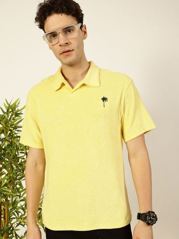T-shirt t-shirt t-shirt santai polo pepejal lelaki
