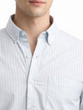 ADRO Men Standard Striped Casual Shirt