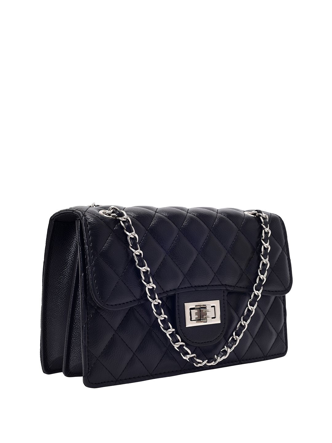Lino Perros Quilted Structured Shoulder Bag
