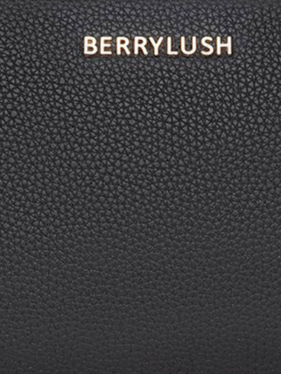 Berrylush Women Textured Solid Structured Sling Bag