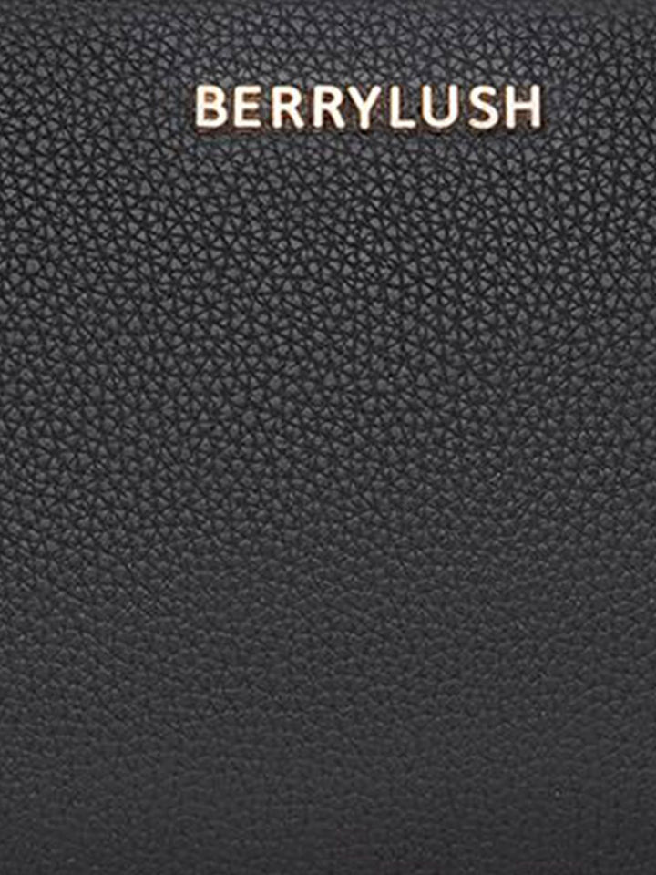 Berrylush Women Textured Solid Structured Sling Bag