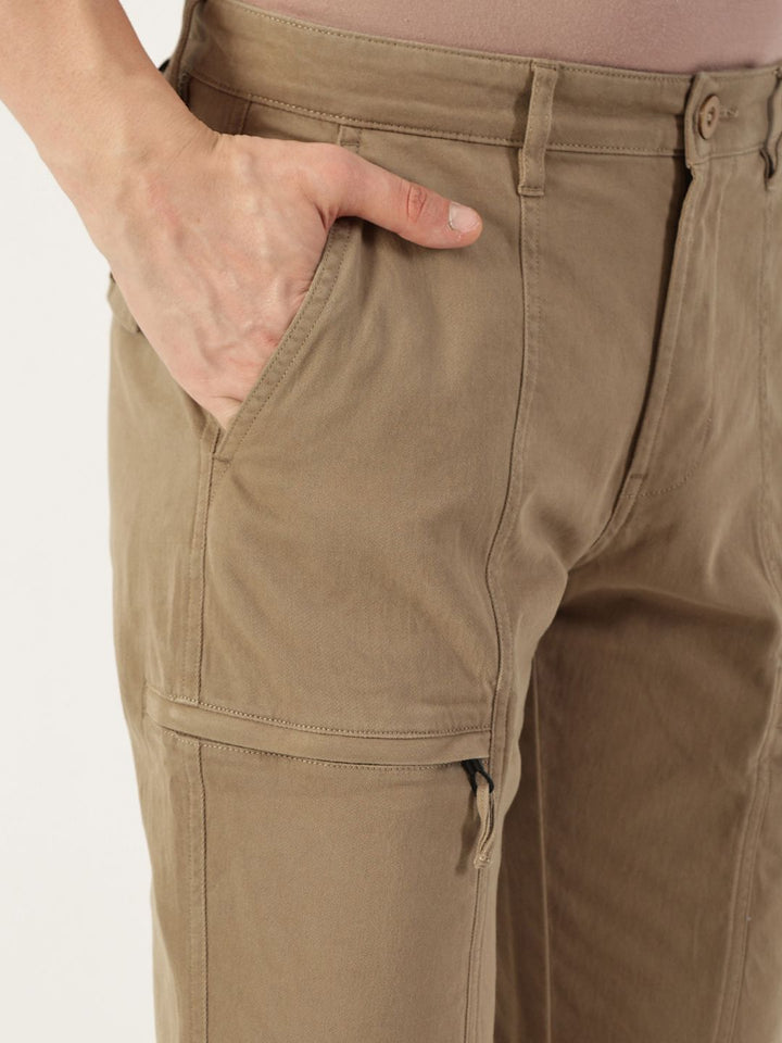 Thomas Scott Men Cotton Mid-Rise Regular Fit Trousers