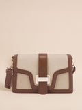 Lino Perros Voyage Colourblocked Structured Satchel With Detachable Sling Strap
