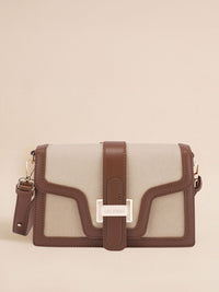 Lino Perros Voyage Colourblocked Structured Satchel With Detachable Sling Strap