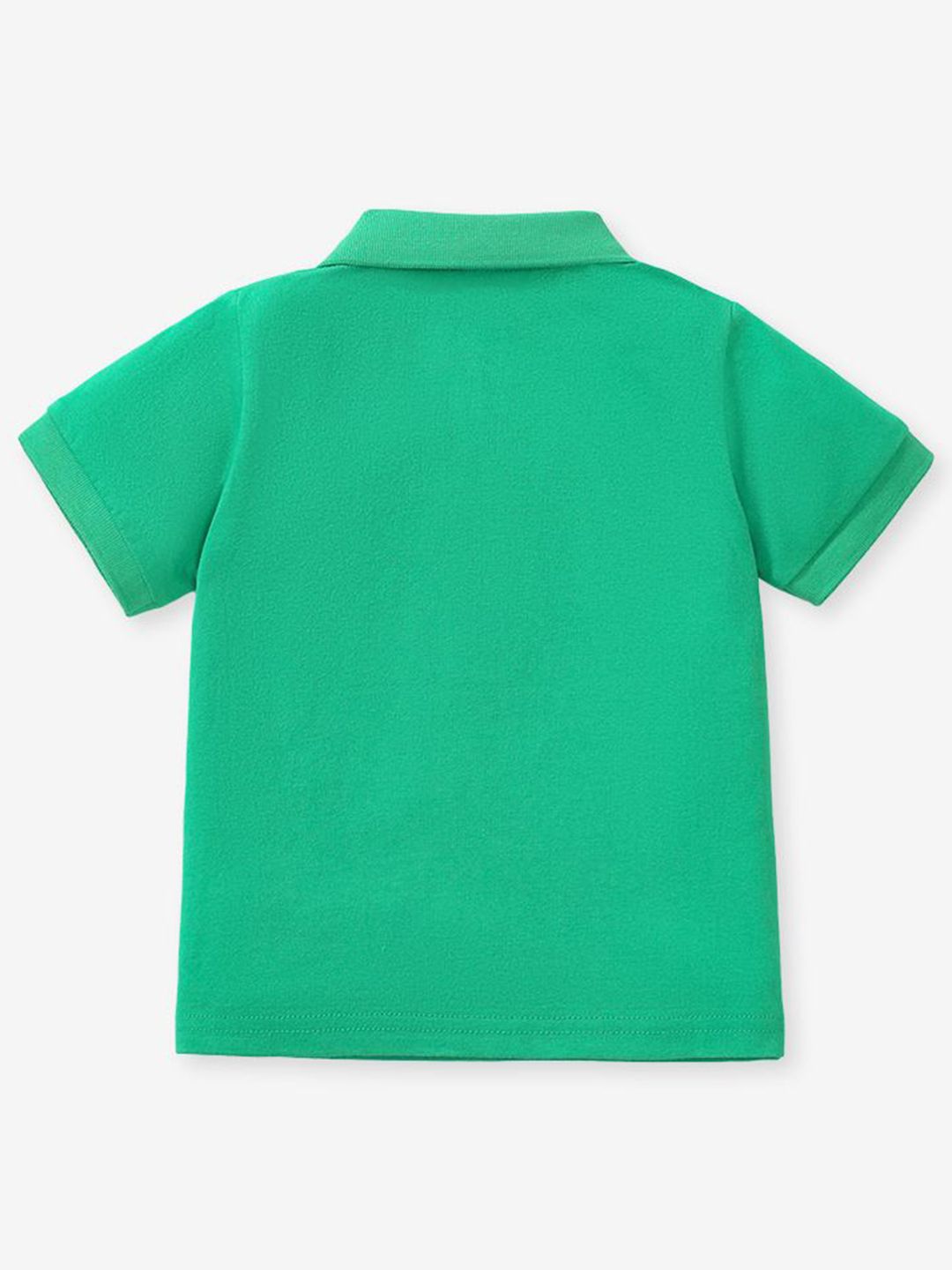 YK Boys Polo Collar Applique T-shirt