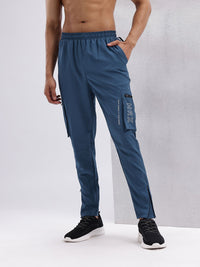 HRX by Hrithik Roshan Men Brand Logo Printed Rapid-Dry Training Track Pants