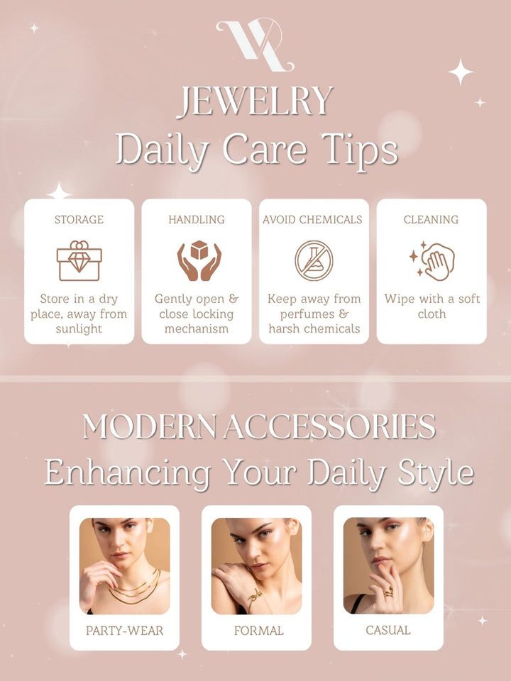 VOGUE PANASH Stainless Steel 18K Gold Plated Contemporary Drop Studs