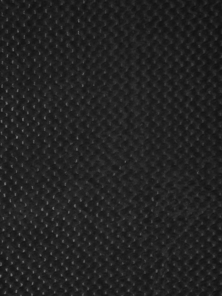 KLOTTHE Black Solid 300 TC Woolen Single Bedsheet with 1 Pillow Cover