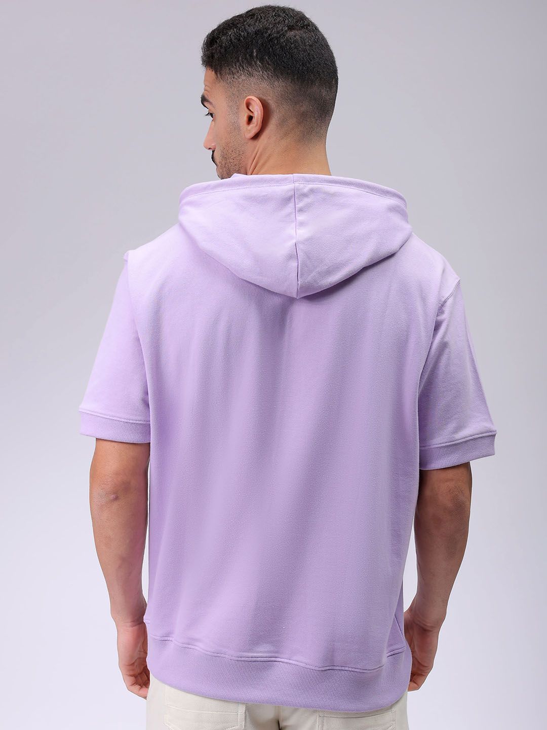 The Indian Garage Co Men Hooded Short Sleeves Sweatshirt