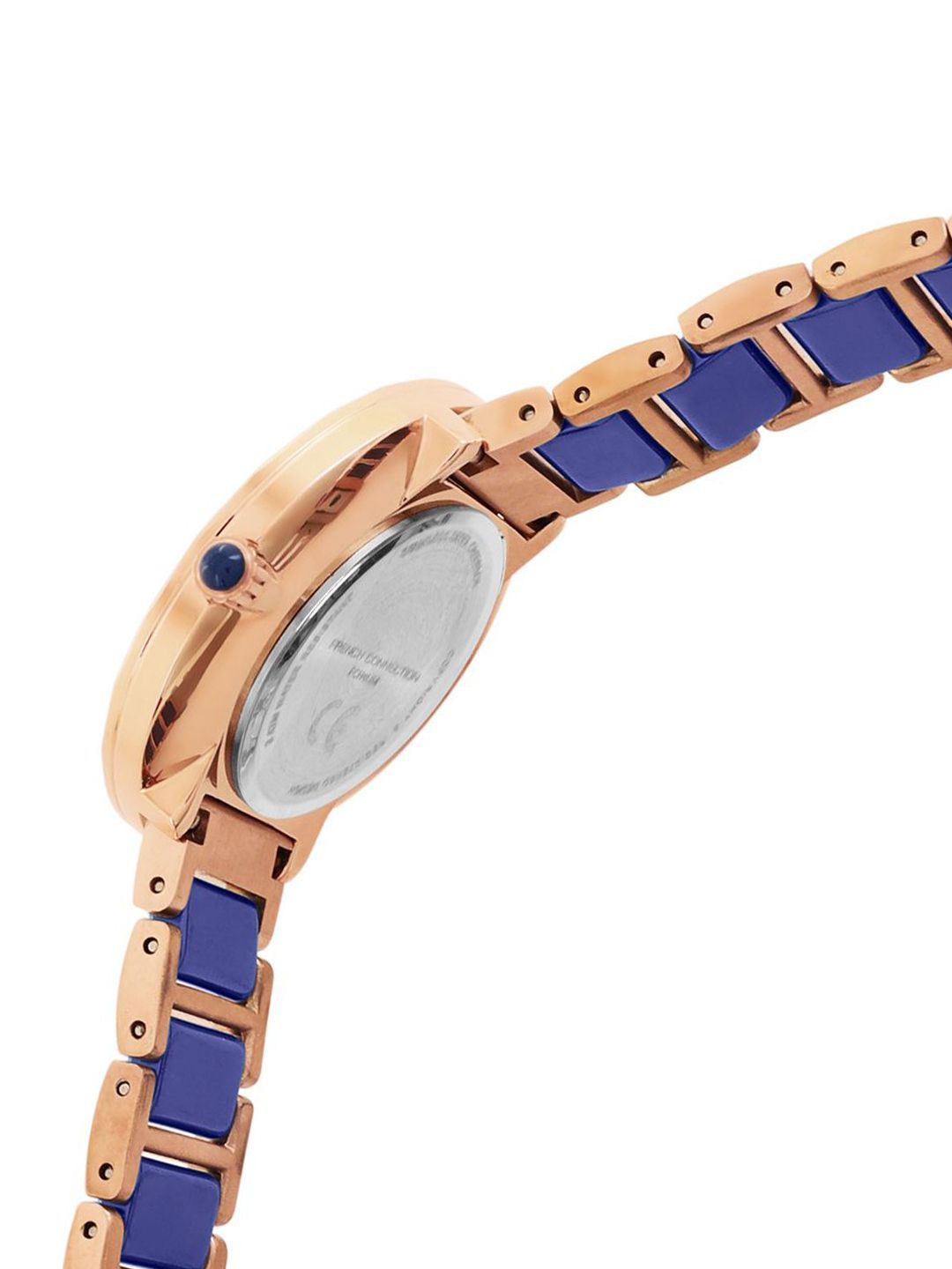 Sambungan Perancis Wanita Dail Dail & Gelang Gelang Keluli Tahan Karat Tali Analog Watch FCH4UM