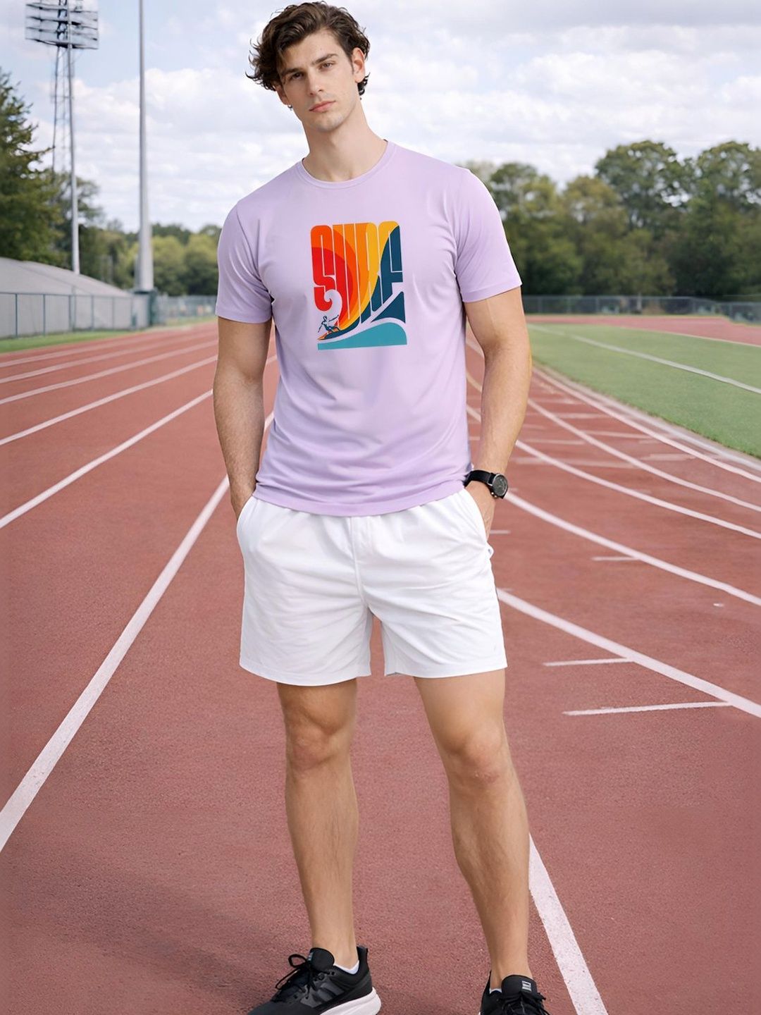 ADRO Men Printed T-shirt